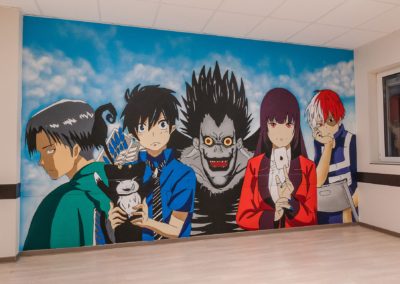 Fresque Manga à l’Epide