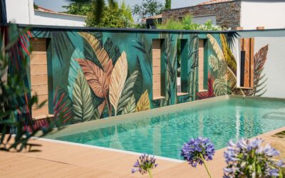 Transformez votre jardin avec une fresque murale sur mesure à Toulouse