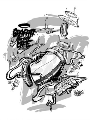 tshirt-blanc-pozek-graffiti