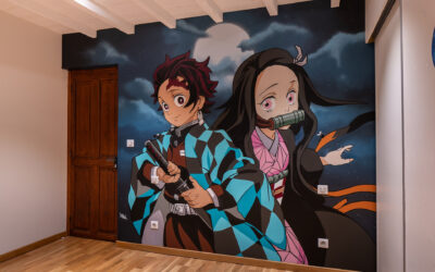 Transformez la chambre de votre enfant avec une Fresque Graffiti