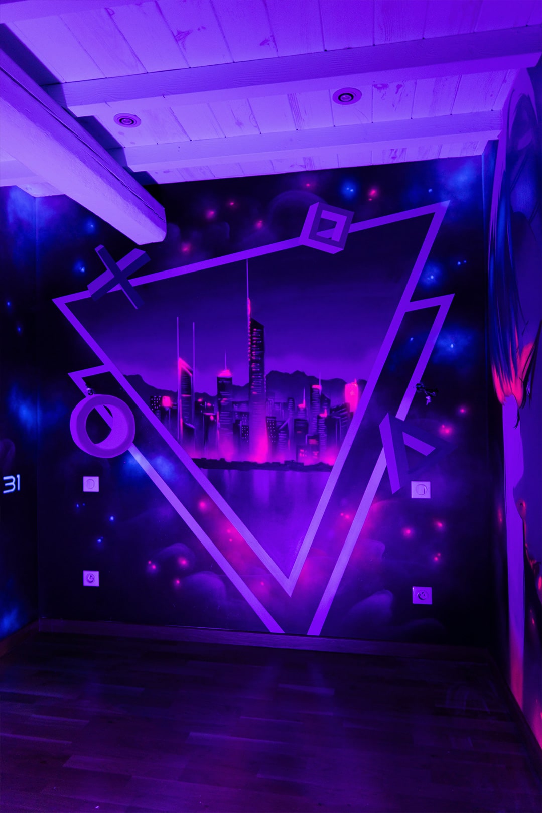 cyberpunk-gaming-room